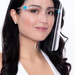 Curvy Sense Reusable Transparent Clear Face Shield Face Masks