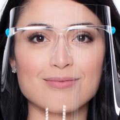 Curvy Sense Reusable Transparent Clear Face Shield Face Masks