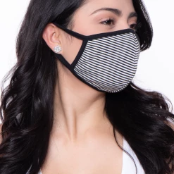 Curvy Sense Face Masks Washable & Reusable Face Mask - Stripes