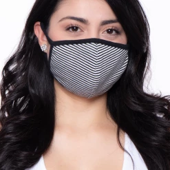 Curvy Sense Face Masks Washable & Reusable Face Mask - Stripes