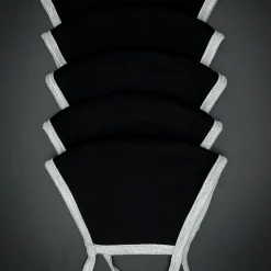 Curvy Sense Washable Face Mask With A Filter Pocket-Adult- 5 Pack + 100 Filters