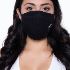 Curvy Sense Washable & Reusable Embroidered Face Mask - Flower Face Masks 7 Curvy Sense Washable & Reusable Embroidered Face Mask - Flower Face Masks