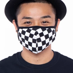 Curvy Sense Face Masks Washable & Reusable Face Mask - Checkers