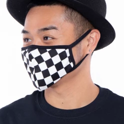 Curvy Sense Face Masks Washable & Reusable Face Mask - Checkers