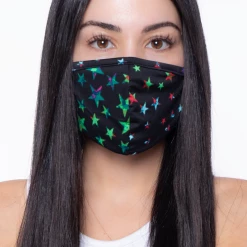 Curvy Sense Face Masks Washable & Reusable Face Mask - Stars & Hearts