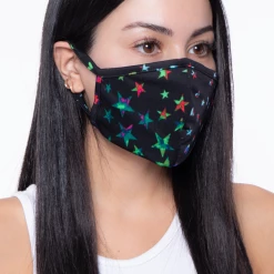 Curvy Sense Face Masks Washable & Reusable Face Mask - Stars & Hearts
