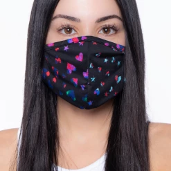 Curvy Sense Face Masks Washable & Reusable Face Mask - Stars & Hearts