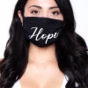 Curvy Sense Washable & Reusable Printed Face Mask - Hope Face Masks