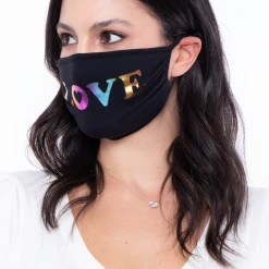 Curvy Sense Washable & Reusable Printed Face Mask - Pride Love