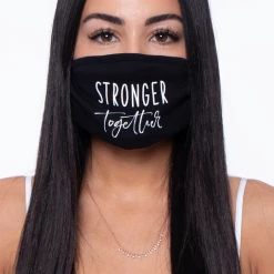 Curvy Sense Washable & Reusable Printed Face Mask - Stronger Together 10 Curvy Sense Washable & Reusable Printed Face Mask - Stronger Together