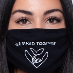Curvy Sense Face Masks Washable & Reusable Printed Face Mask - We Stand Together 10 Curvy Sense Face Masks Washable & Reusable Printed Face Mask - We Stand Together