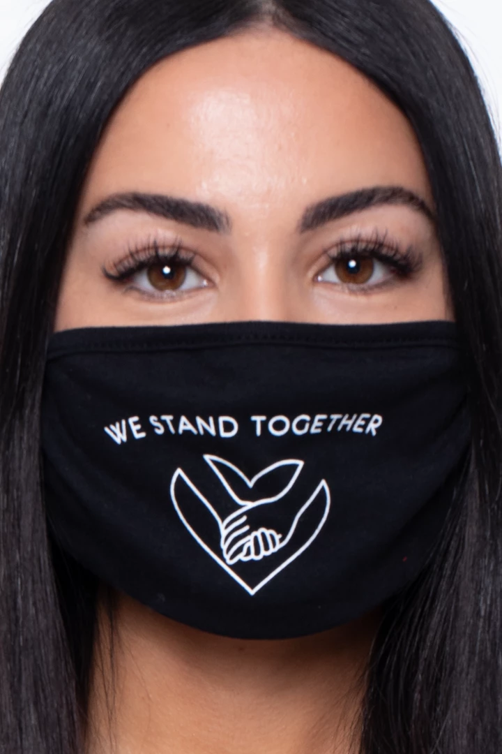Curvy Sense Face Masks Washable & Reusable Printed Face Mask - We Stand Together 6 Curvy Sense Face Masks Washable & Reusable Printed Face Mask - We Stand Together