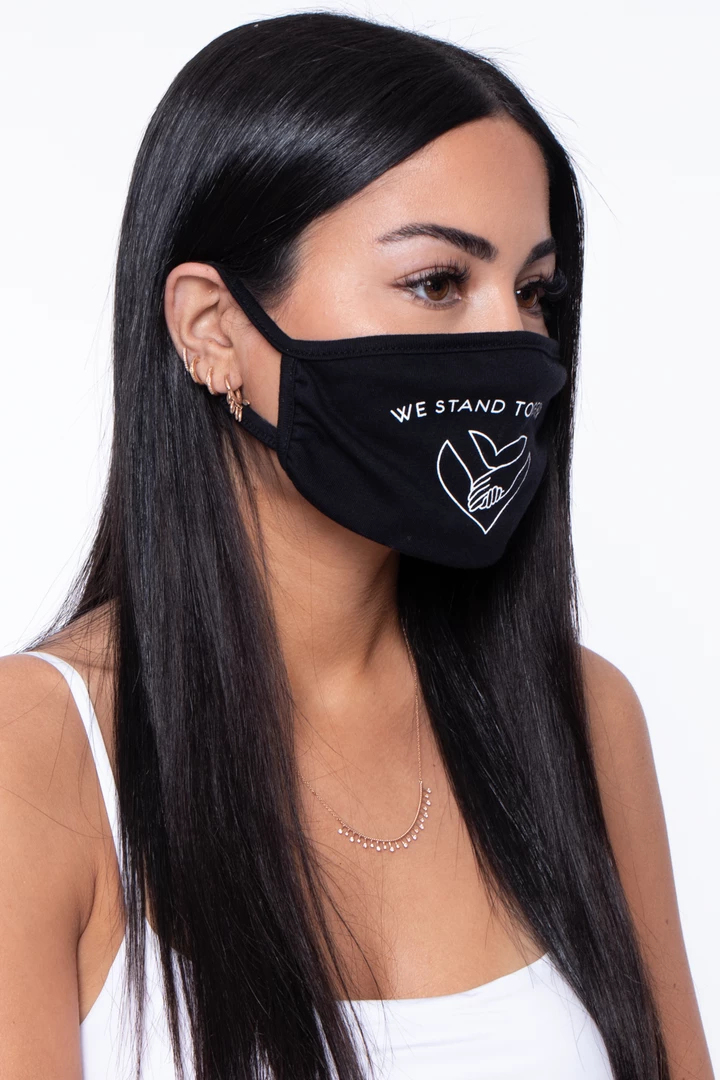 Curvy Sense Face Masks Washable & Reusable Printed Face Mask - We Stand Together 7 Curvy Sense Face Masks Washable & Reusable Printed Face Mask - We Stand Together