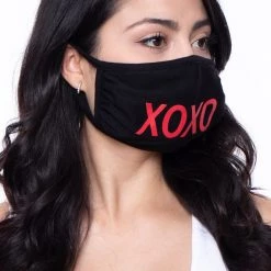 Curvy Sense Washable & Reusable Printed Face Mask - XOXO Face Masks