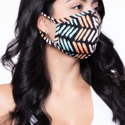 Curvy Sense Washable & Reusable Face Mask - Chevron