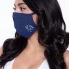 Curvy Sense Washable & Reusable Embroidered Face Mask - LA Face Masks