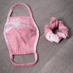 Curvy Sense Washable Face Mask & Scrunchie Set Matching Sets