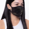 Curvy Sense Washable 3-Layer Fishnet Mesh Face Mask Face Masks