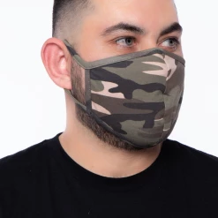 Curvy Sense Washable & Reusable Face Mask - Camo Face Masks