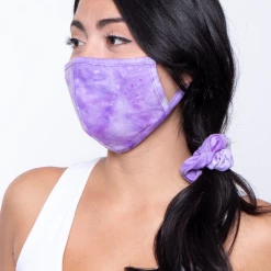 Curvy Sense Sets Washable Face Mask & Scrunchie Set