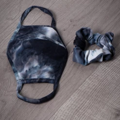Curvy Sense Sets Washable Face Mask & Scrunchie Set