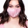 Curvy Sense Face Masks Washable & Reusable Printed Tie-Dye Face Mask - Mauve