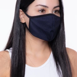 Curvy Sense Washable 3-Layer Fishnet Mesh Face Mask Face Masks