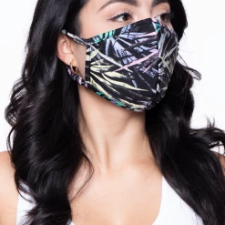 Curvy Sense Face Masks Washable & Reusable Face Mask - Palm Leaf