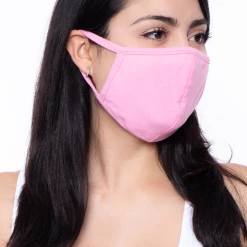 Curvy Sense Washable & Reusable Unisex Face Mask - Pink