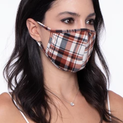Curvy Sense Washable & Reusable Face Mask - Plaid Face Masks 10 Curvy Sense Washable & Reusable Face Mask - Plaid Face Masks