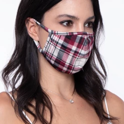 Curvy Sense Washable & Reusable Face Mask - Plaid Face Masks 13 Curvy Sense Washable & Reusable Face Mask - Plaid Face Masks