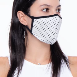 Curvy Sense Washable & Reusable Face Mask - Polka Dots Face Masks