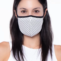 Curvy Sense Washable & Reusable Face Mask - Polka Dots Face Masks
