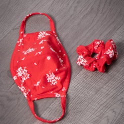 Curvy Sense Washable Face Mask & Scrunchie Set