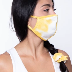 Curvy Sense Washable Face Mask & Scrunchie Set