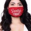 Curvy Sense Washable Christmas Face Mask - Santa's Fave 2 Curvy Sense Washable Christmas Face Mask - Santa's Fave