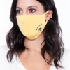 Curvy Sense Washable & Reusable Embroidered Face Mask - Bee Kind Face Masks