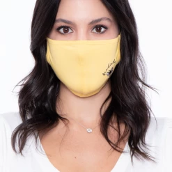 Curvy Sense Washable & Reusable Embroidered Face Mask - Bee Kind Face Masks