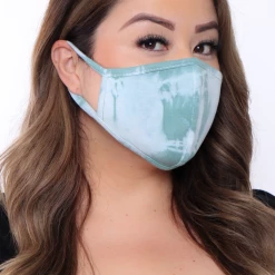 Curvy Sense Face Masks Washable & Reusable Hand Tie-Dyed Face Mask - Fall Collection