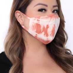 Curvy Sense Face Masks Washable & Reusable Hand Tie-Dyed Face Mask - Fall Collection