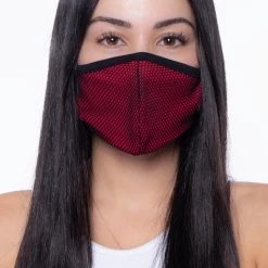 Curvy Sense Washable 3-Layer Fishnet Mesh Face Mask Face Masks