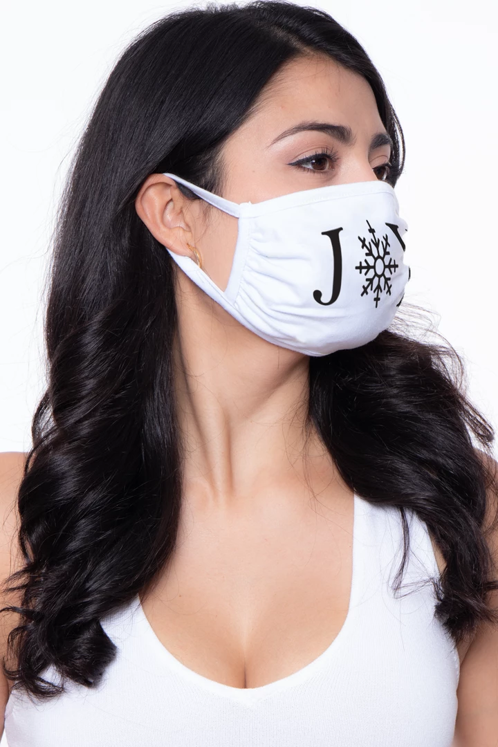 Curvy Sense Washable Christmas Face Mask - Joy 4 Curvy Sense Washable Christmas Face Mask - Joy
