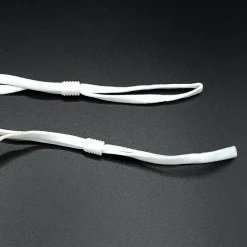 Curvy Sense Washable Dual-Layer Lace-Trimmed Leopard Satin Face Mask - White Face Masks