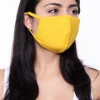 Curvy Sense Washable & Reusable Unisex Face Mask - Yellow Face Masks