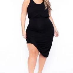 Curvy Sense Party Shop Plus Size Mykonos Dress - Black