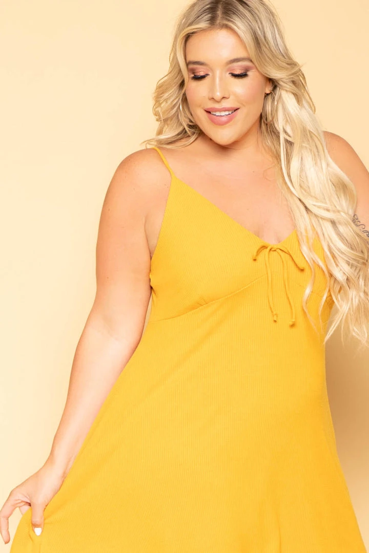 Curvy Sense Plus Size Nina Skater Mini Dress - Mustard New Arrivals 6 Curvy Sense Plus Size Nina Skater Mini Dress - Mustard New Arrivals