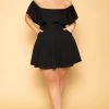 Curvy Sense Plus Size Rosabel Dress- Black New Arrivals