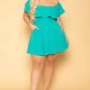 Curvy Sense Plus Size Rosabel Dress- Jade New Arrivals