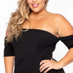 Curvy Sense Party Shop Plus Size Senorita Fringe Dress - Black 10 Curvy Sense Party Shop Plus Size Senorita Fringe Dress - Black