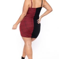 Curvy Sense New Arrivals Plus Size Tai Bodycon Dress - Black